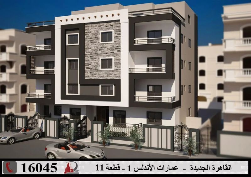 شقق للبيع في التجمع الخامس حي الاندلس بالتقسيط