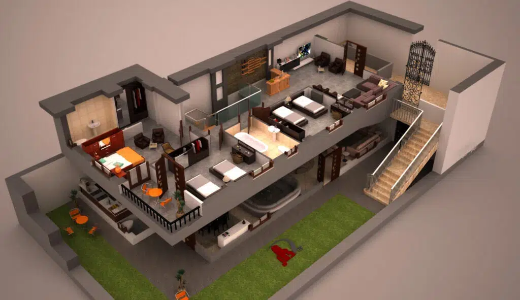 نموذج-دوبلكس-350م-C-بحديقة-قطعة-67-المجاورة-الثانيه-الحى-الرابع-فيلات-مدينة-الشروق